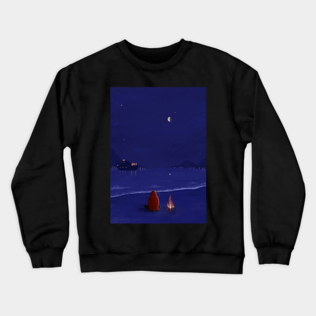 Moonlight Crewneck Sweatshirt by Dilaraizm